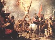 MURILLO, Bartolome Esteban The Martyrdom of St Andrew g oil painting artist